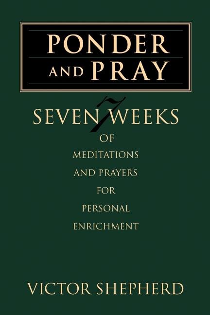 Front cover_Ponder And Pray