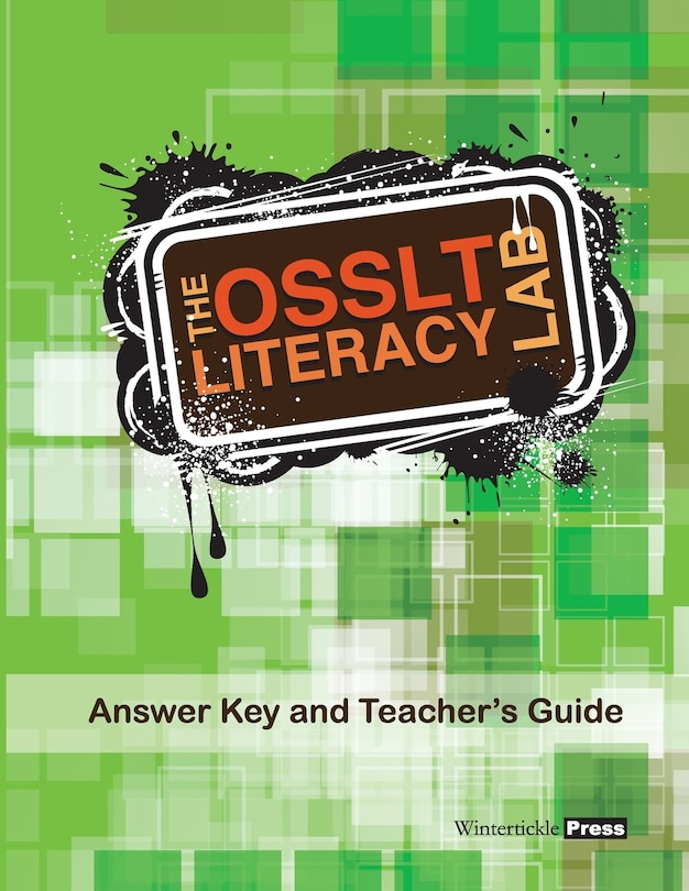 Front cover_The OSSLT Literacy Lab Answer Key and Teacher's Guide