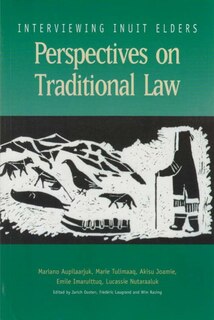 Couverture_Perspectives On Traditional Law  (inuktit)