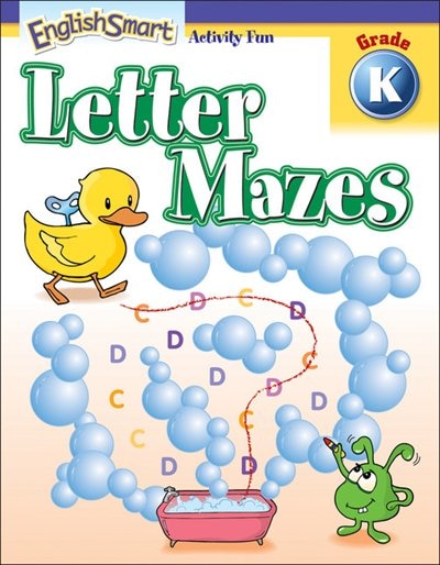 Front cover_Englishsmart Activity Fun: Letter Mazes K