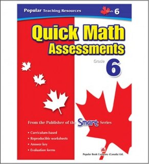 Couverture_Teaching Resources: Quick Math Assessments 6