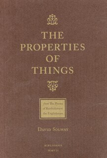 Couverture_The Properties of Things