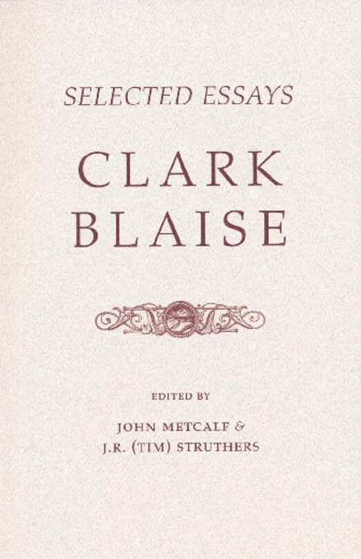 Couverture_Selected Essays