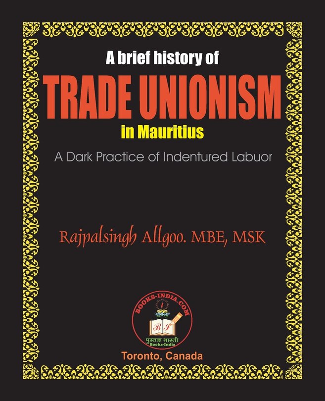 Front cover_A Brief History of Trade Unionism in Mauritius