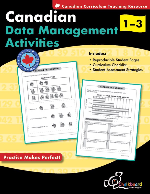 Front cover_Canadian Data Management Activities Grades 1-3