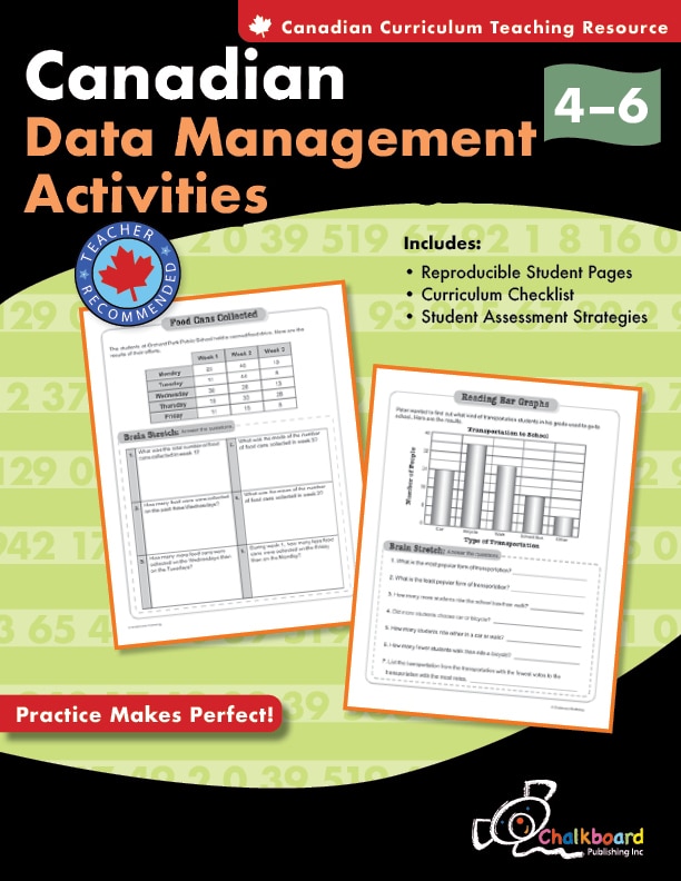 Couverture_Canadian Data Management Activities Grades 4-6