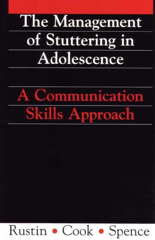 Couverture_Management of Stuttering in Adolescence