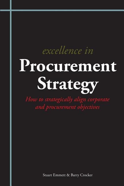 Front cover_Excellence in Procurement Strategy