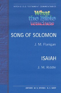 Couverture_What The Bible Teaches -song Of Solomon Isaiah