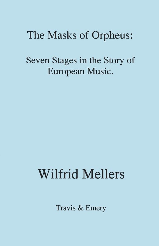 Front cover_The Masks of Orpheus