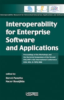 Couverture_Interoperability for Enterprise Software and Applications