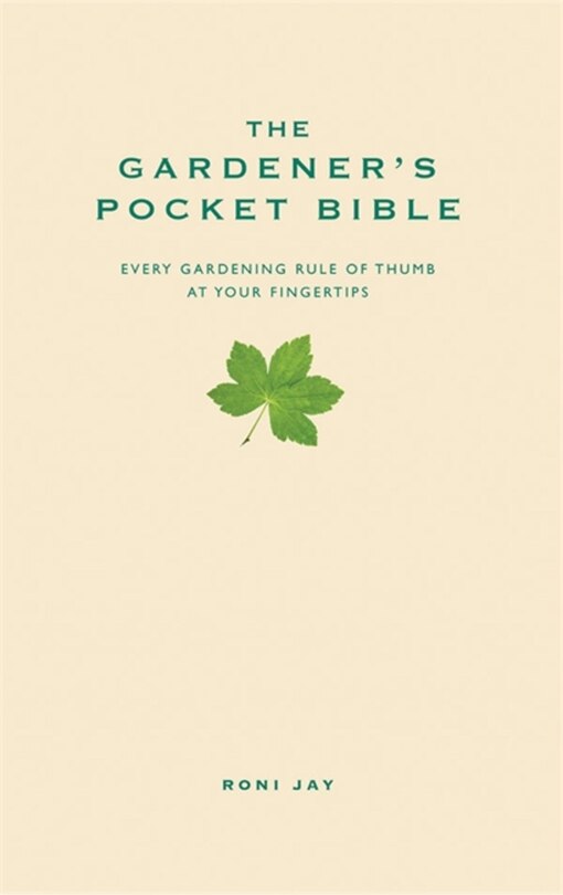 Front cover_The Gardener's Pocket Bible