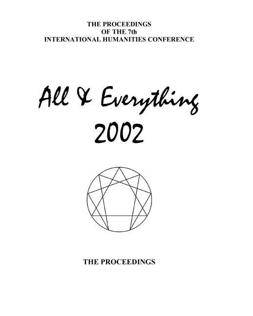 Couverture_The Proceedings Of The 7th International Humanities Conference