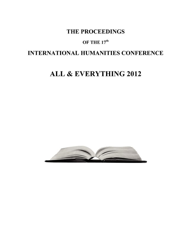 Front cover_The Proceedings of the 17th International Humanities Conference