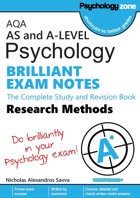 Front cover_AQA Psychology BRILLIANT EXAM NOTES