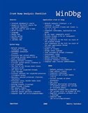 WinDbg: A Reference Poster and Learning Cards