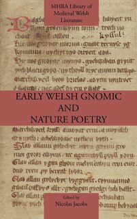 Couverture_Early Welsh Gnomic And Nature Poetry