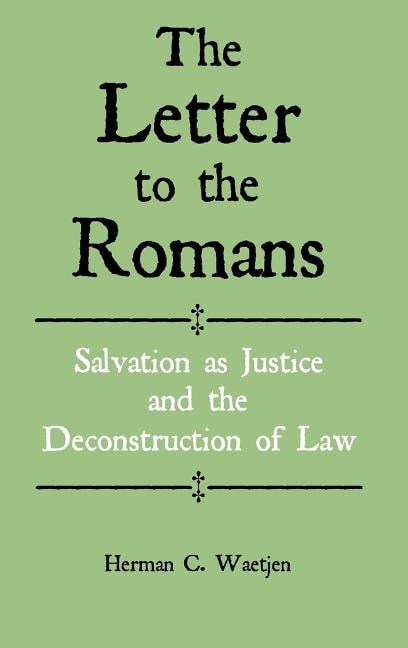 Front cover_The Letter to the Romans