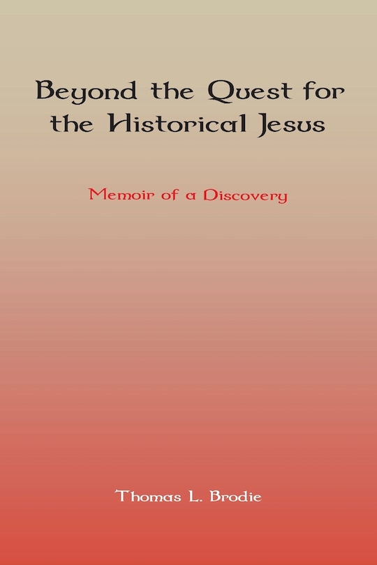 Couverture_Beyond the Quest for the Historical Jesus