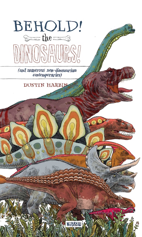 Front cover_Behold, The Dinosaurs! [concertina Fold-out Book]