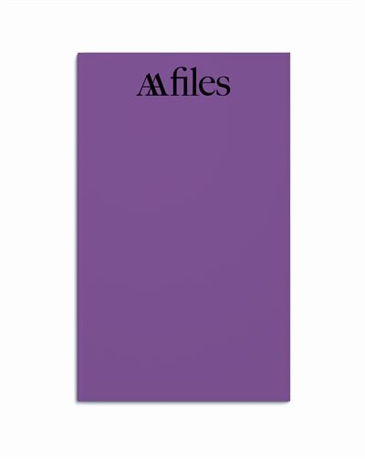 Front cover_Aa Files Conversations