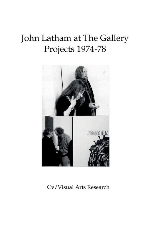 Front cover_John Latham at The Gallery
