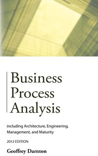 Front cover_Business Process Analysis