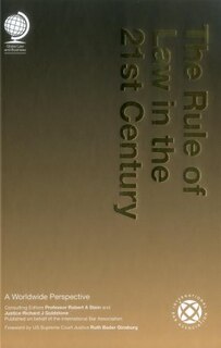 Front cover_The Rule Of Law In The 21st Century