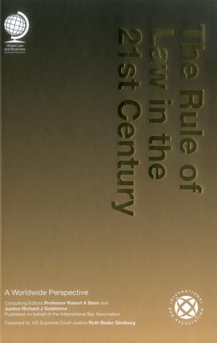 Front cover_The Rule Of Law In The 21st Century