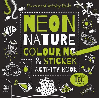Front cover_Neon Nature Colouring & Sticker Activity Book