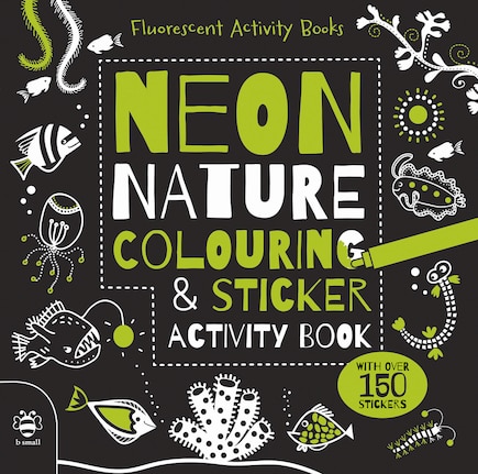 Neon Nature Colouring & Sticker Activity Book