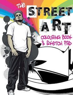 Front cover_The Street Art Colouring Book & Sketch Pad