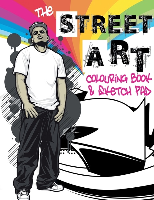 Front cover_The Street Art Colouring Book & Sketch Pad