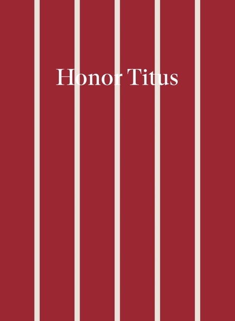 Front cover_Honor Titus