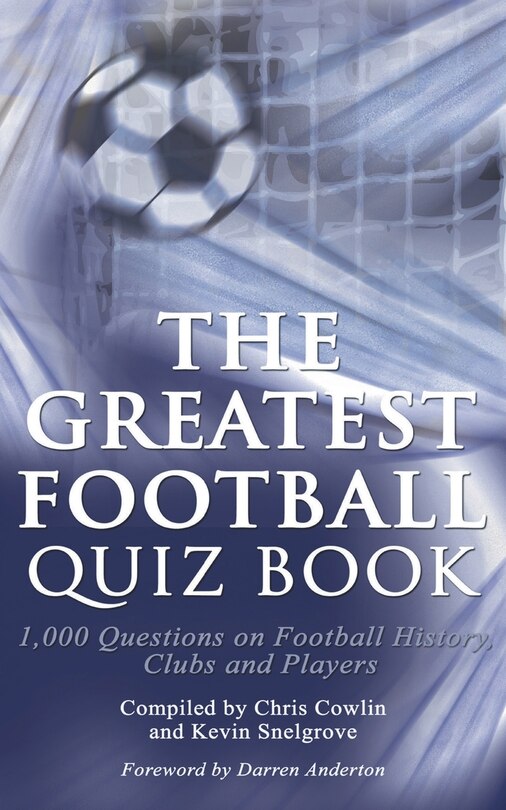 Front cover_The Greatest Football Quiz Book