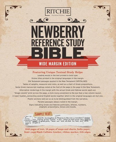 Front cover_Newberry Reference Bible Wide Margin Edition