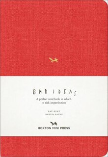 A Notebook for Bad Ideas: Red/Lined: A perfect notebook in which to risk imperfection