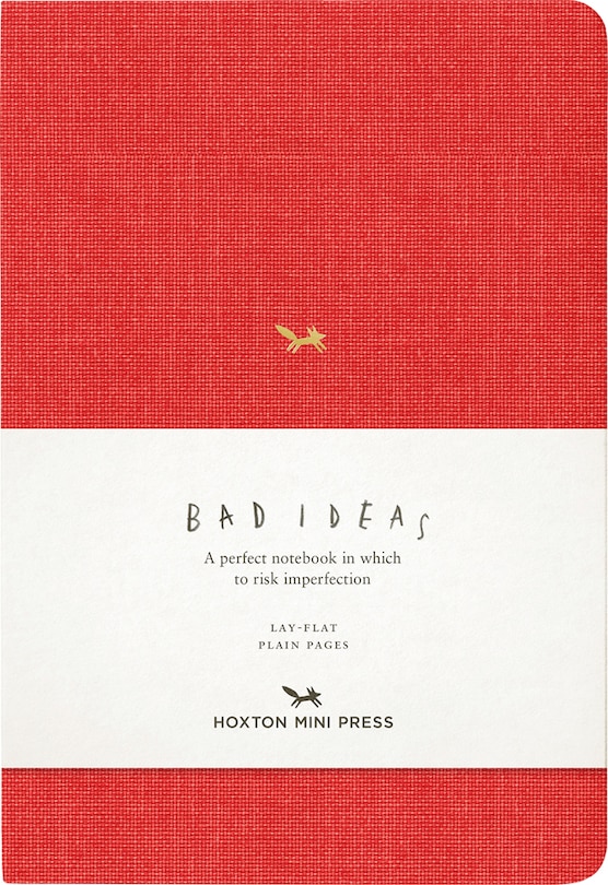 Front cover_A Notebook for Bad Ideas: Red/Unlined