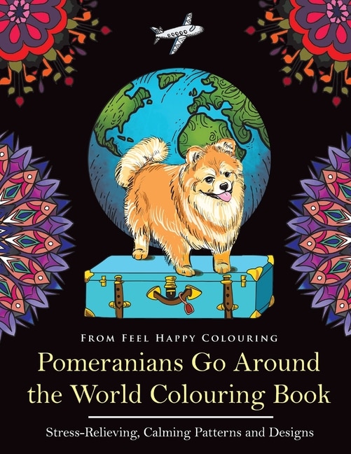 Couverture_Pomeranians Go Around the World Colouring Book