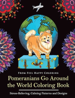 Couverture_Pomeranians Go Around The World Coloring Book