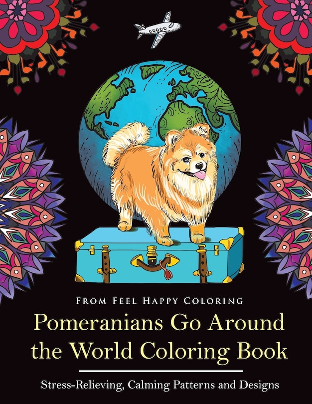 Couverture_Pomeranians Go Around The World Coloring Book