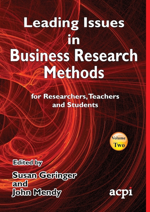 Couverture_Leading Issues in Business Research Methods Volume 2