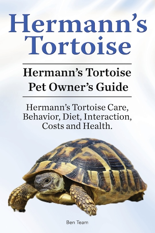 Front cover_Hermann's Tortoise Owner's Guide. Hermann's Tortoise book for Diet, Costs, Care, Diet, Health, Behavior and Interaction. Hermann's Tortoise Pet.
