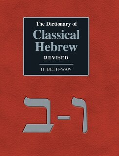 Front cover_The Dictionary of Classical Hebrew Revised. II. Beth-Waw