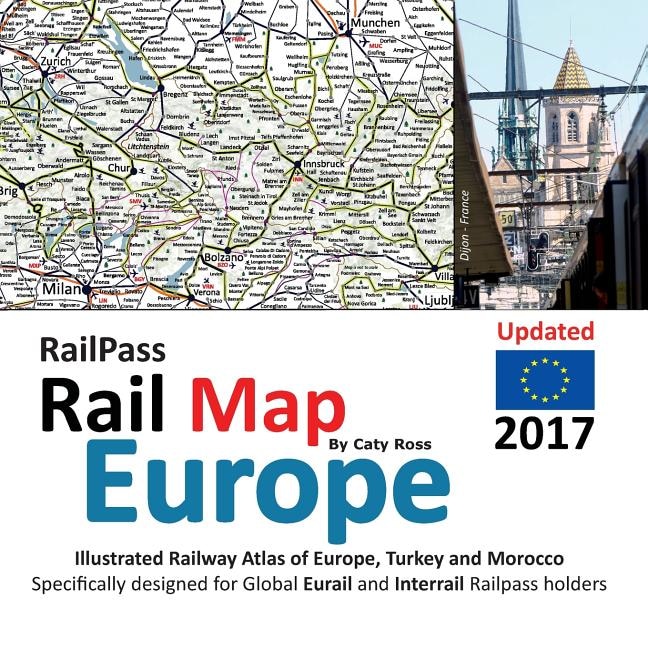Front cover_RailPass RailMap Europe 2017