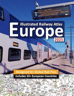 Front cover_Interrail/Eurail Icon Illustrated Railway Atlas - Global Pass Edition