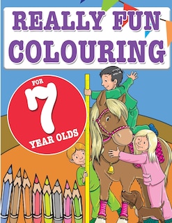 Front cover_Really Fun Colouring Book For 7 Year Olds