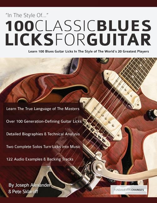 Front cover_100 Classic Blues Licks for Guitar