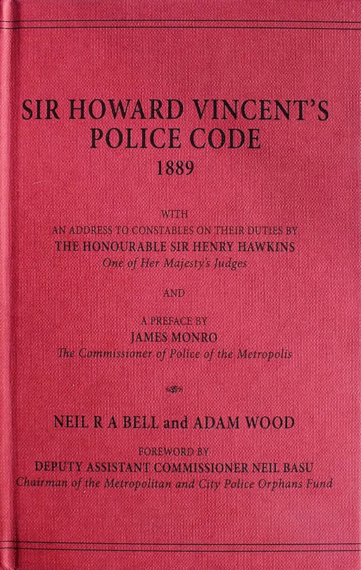 Front cover_Howard Vincent's Police Code, 1889
