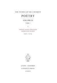 Front cover_Poetry III, tome 1